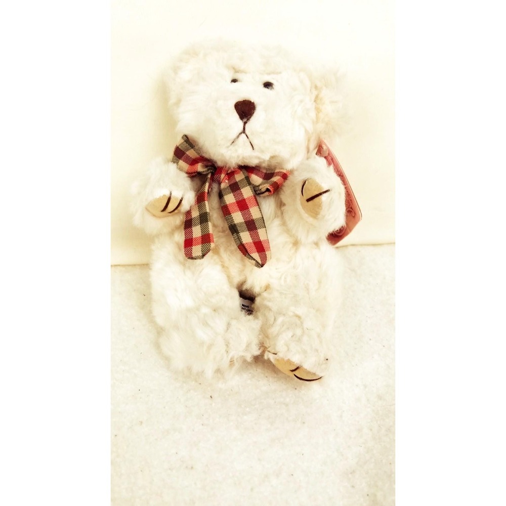 Teddy Bear Russ Berrie Byron Cream Jointed Plush Bears From the Past 9" Tall